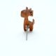 Handmade Acacia Wood Giraffe Knob for Kids Furniture